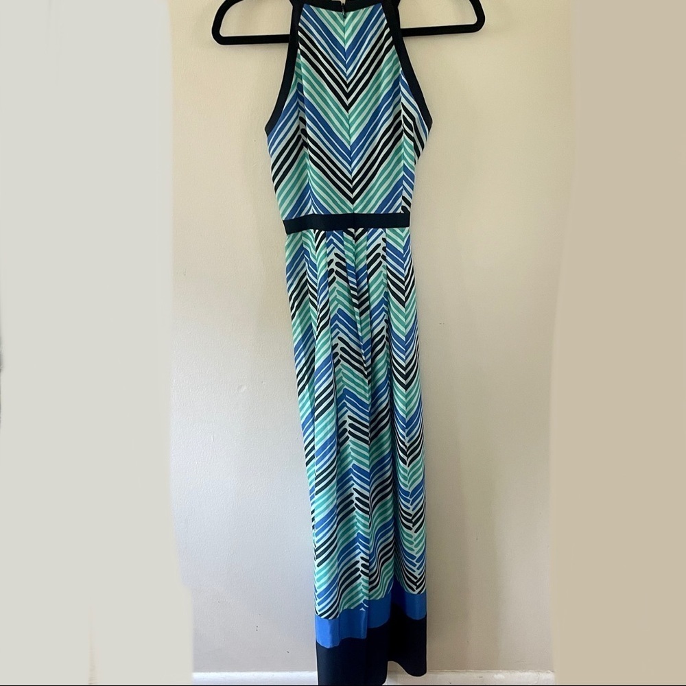 Ann Taylor Chevron Maxi Dress - Picture 9 of 10